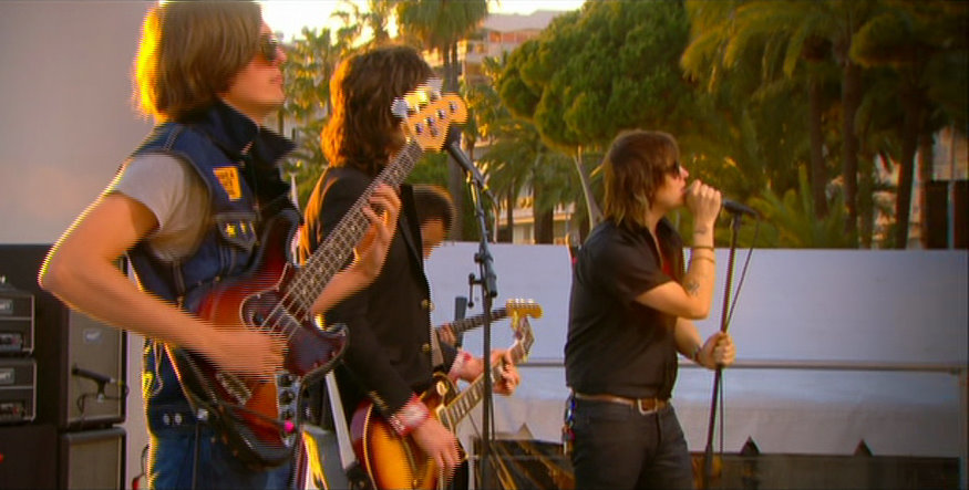 the strokes video live cannes grand journal